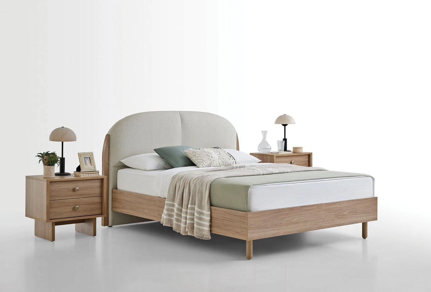 PERGE (160X200) BEDSTEAD WITH HEADBOARD - Image 6