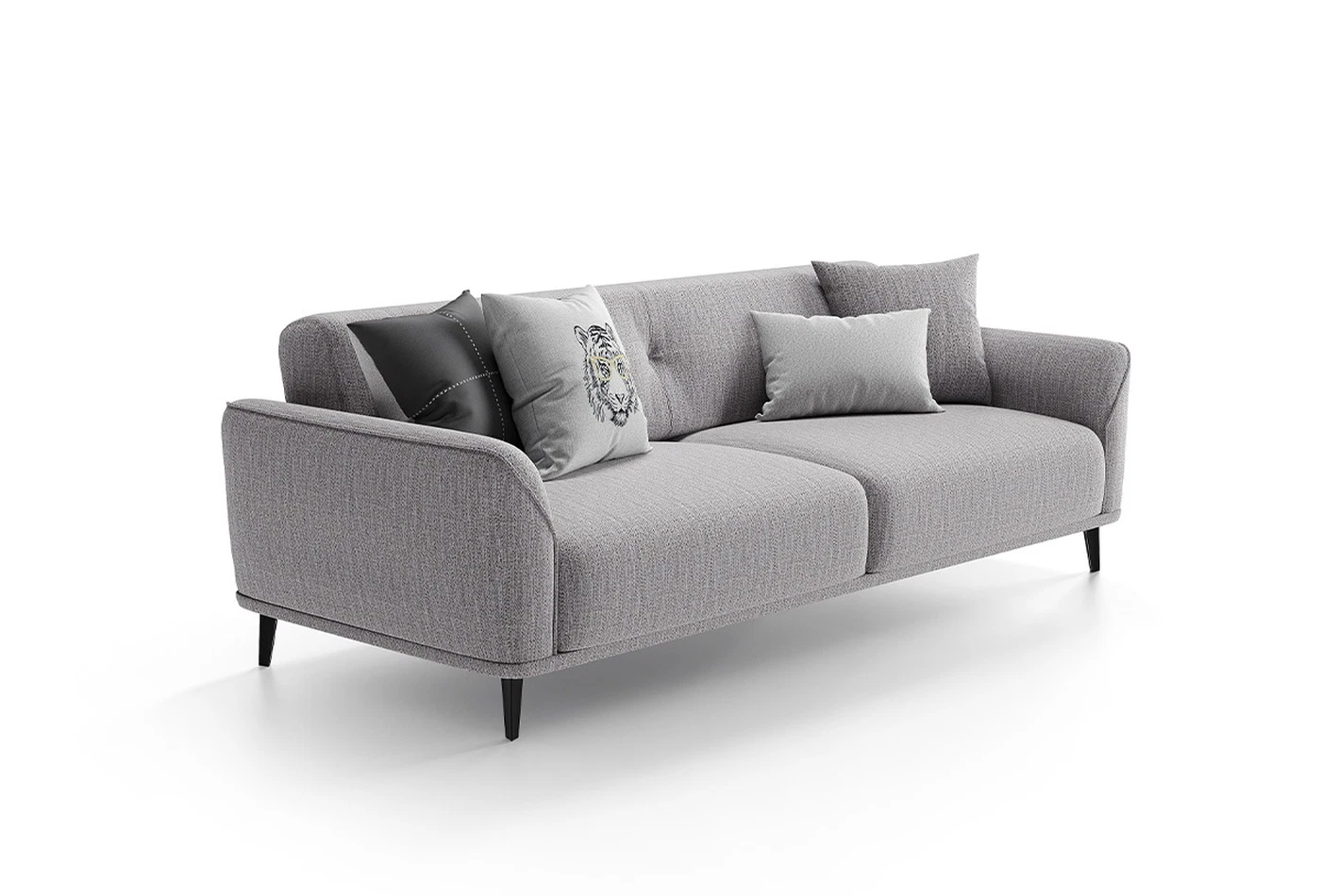 CANTE 3 SEAT SOFA BED GK:14205 LIGHT GRAY AR:317 - Image 5