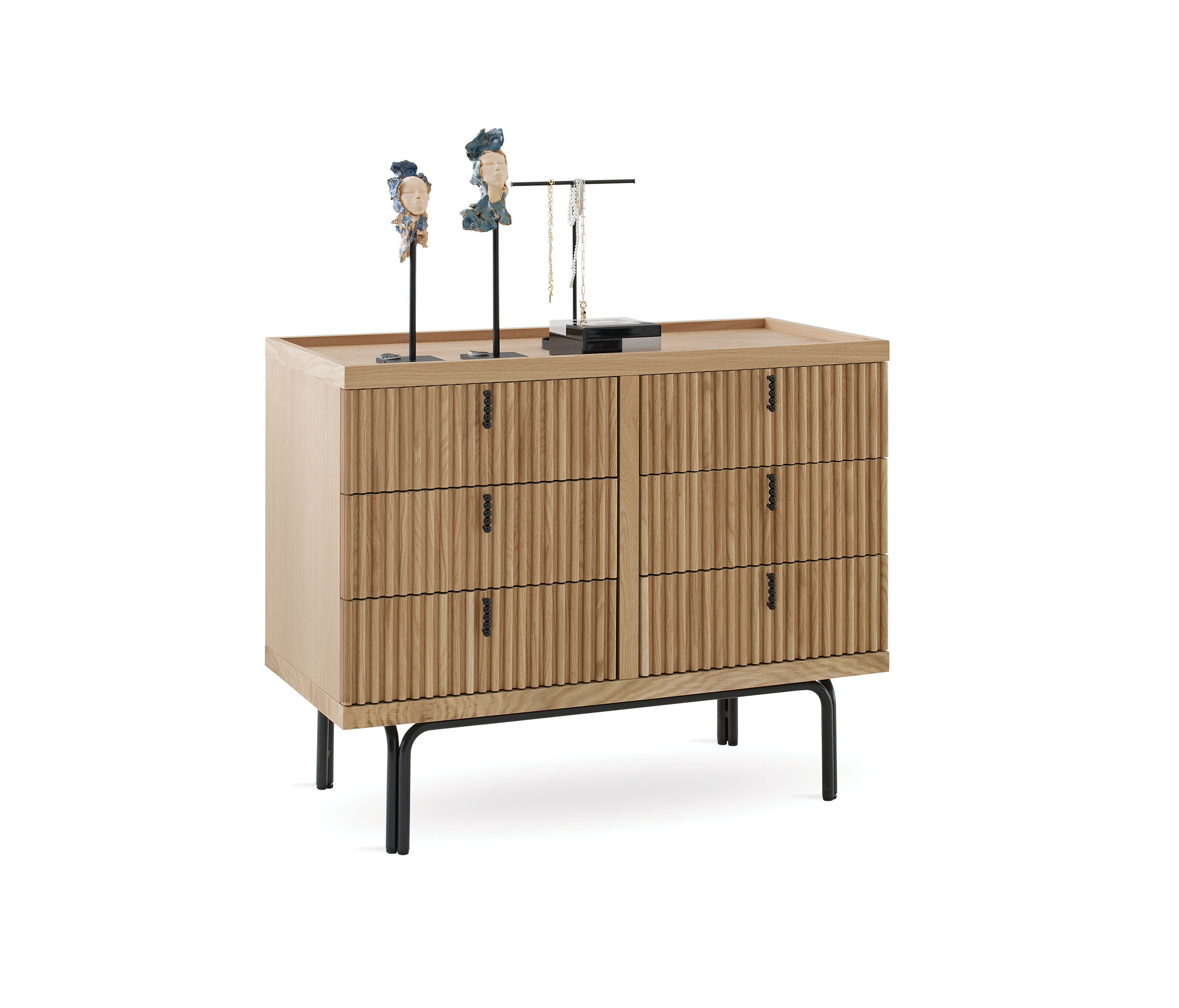 AUSTIN CHEST OF 6 DRAWERS OAK - Image 3