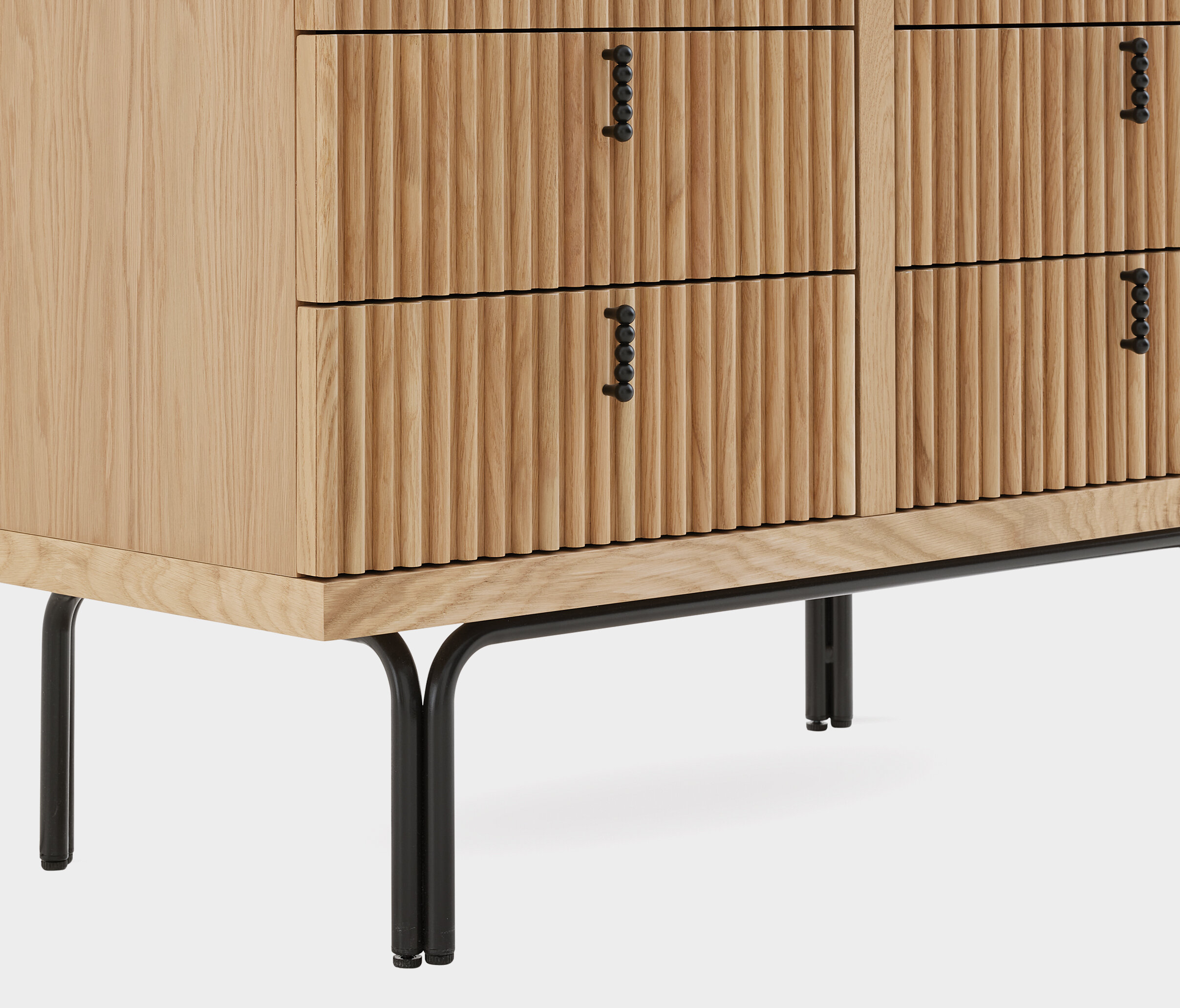 AUSTIN CHEST OF 6 DRAWERS OAK - Image 7