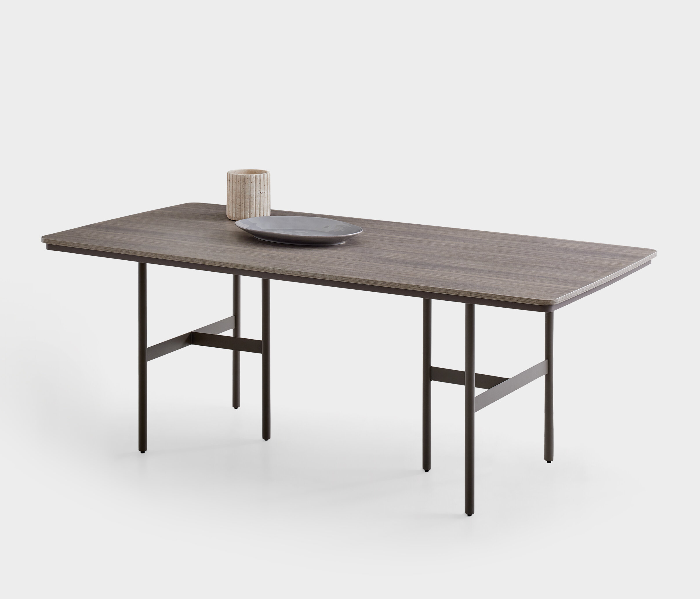 VARENA NON-EXTENDABLE DINING TABLE WITH METAL LEG - Image 6