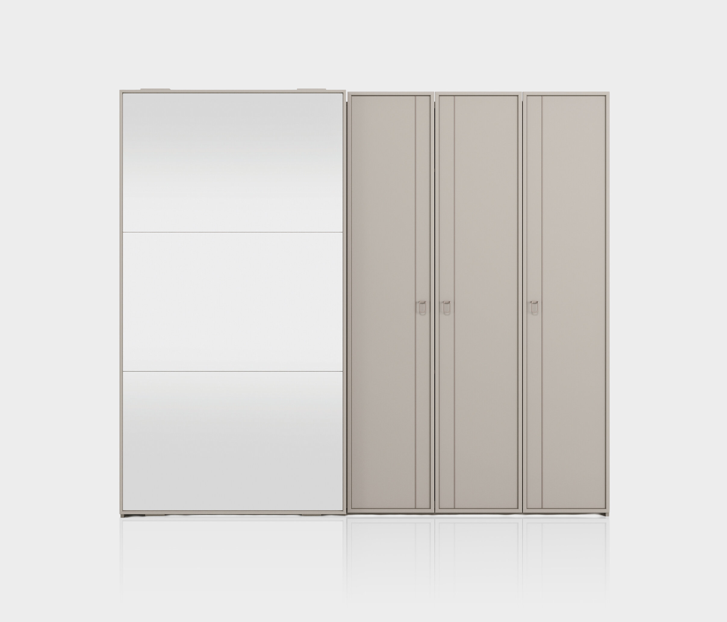 HERA 260 CM HYBRED DOOR WARDROBE