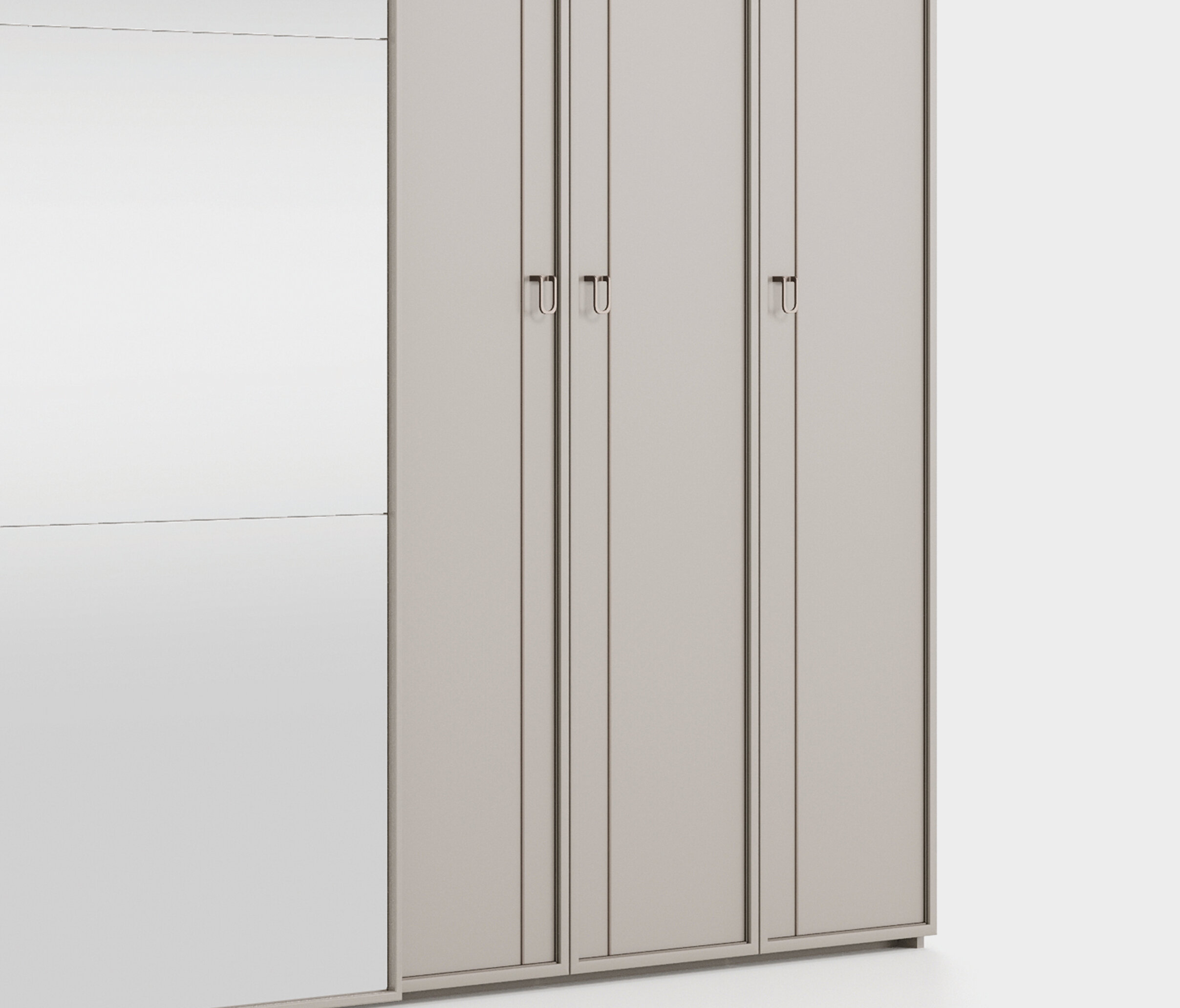 HERA 260 CM HYBRED DOOR WARDROBE - Image 7