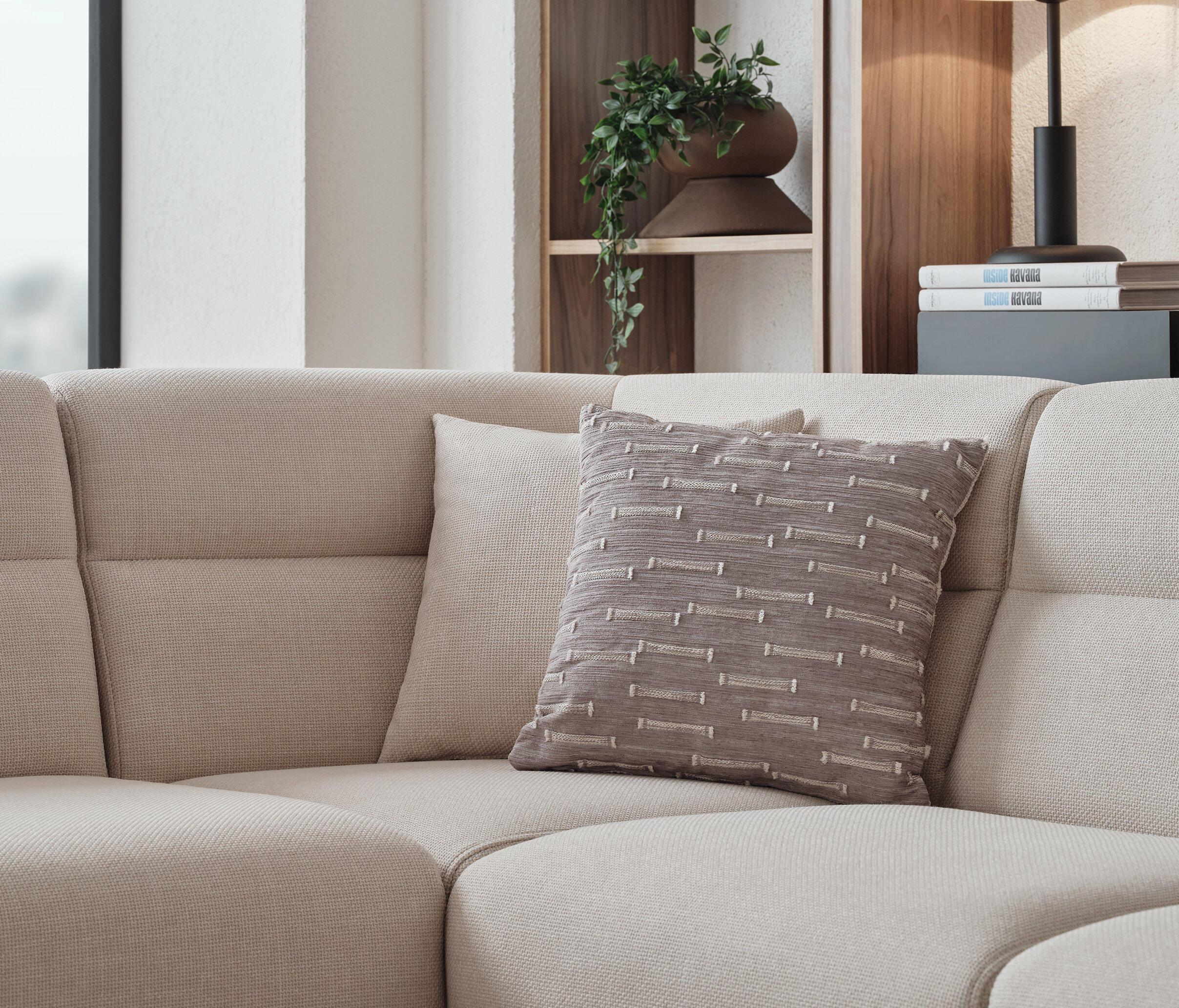 PALOMA CORNER SOFA BED RIGHT GK:55904 CREAM AR:301 - Image 7
