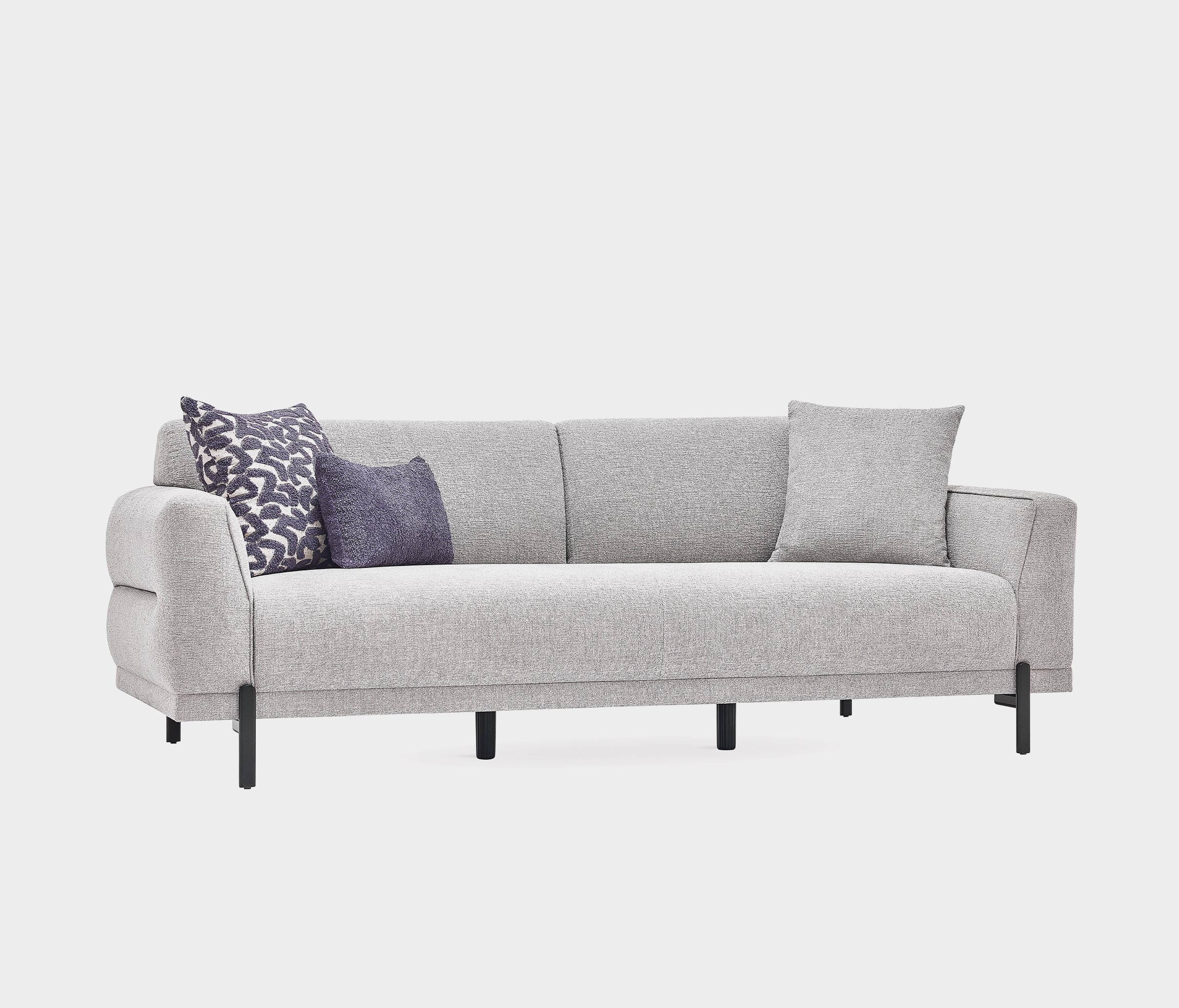 TERRA 3 SEATER SOFA BED 2237 K3 GK:16008 MIDDLE GRAY - Image 6