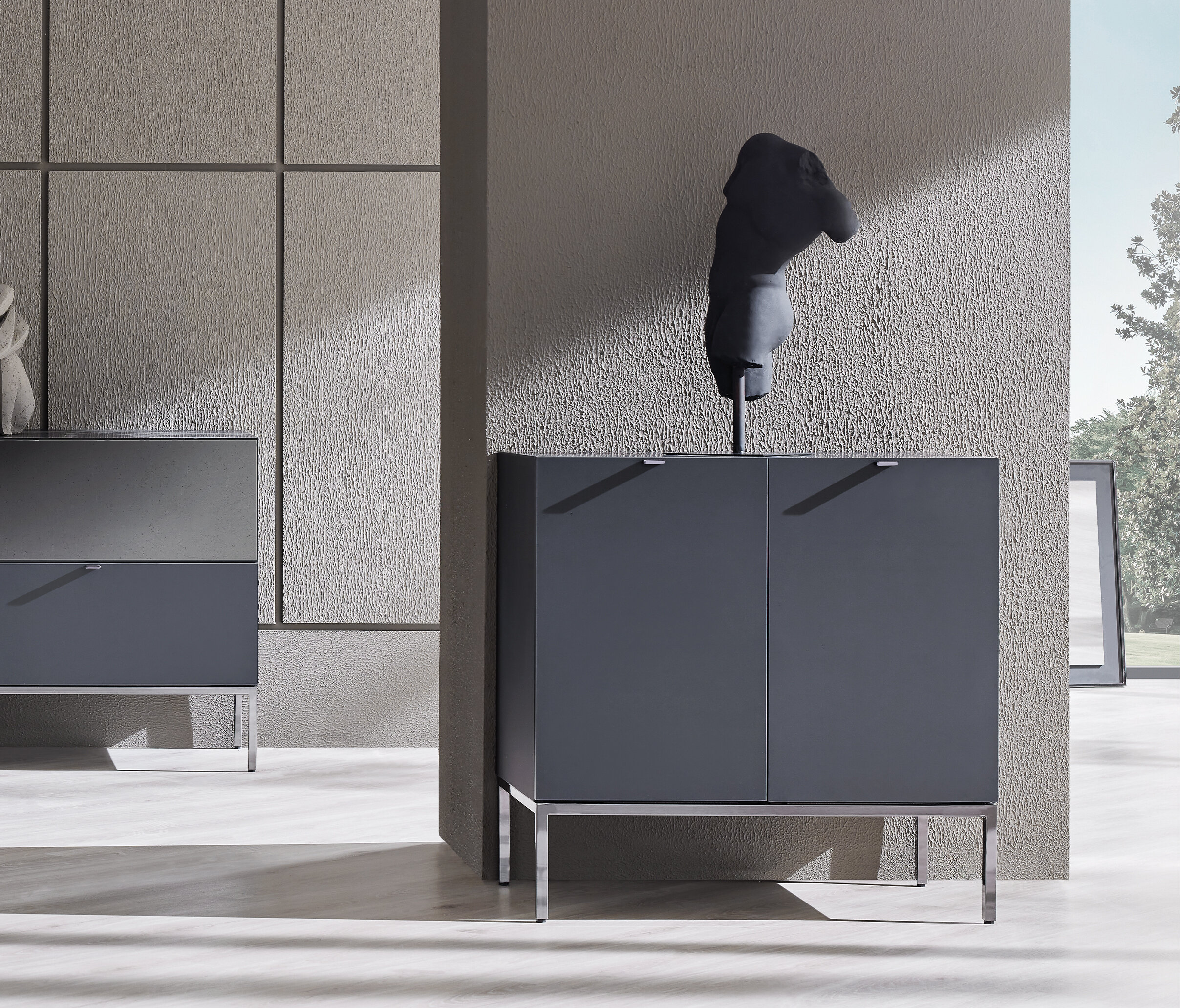 Legato 2 Doors Module 80 cm Black - Image 2