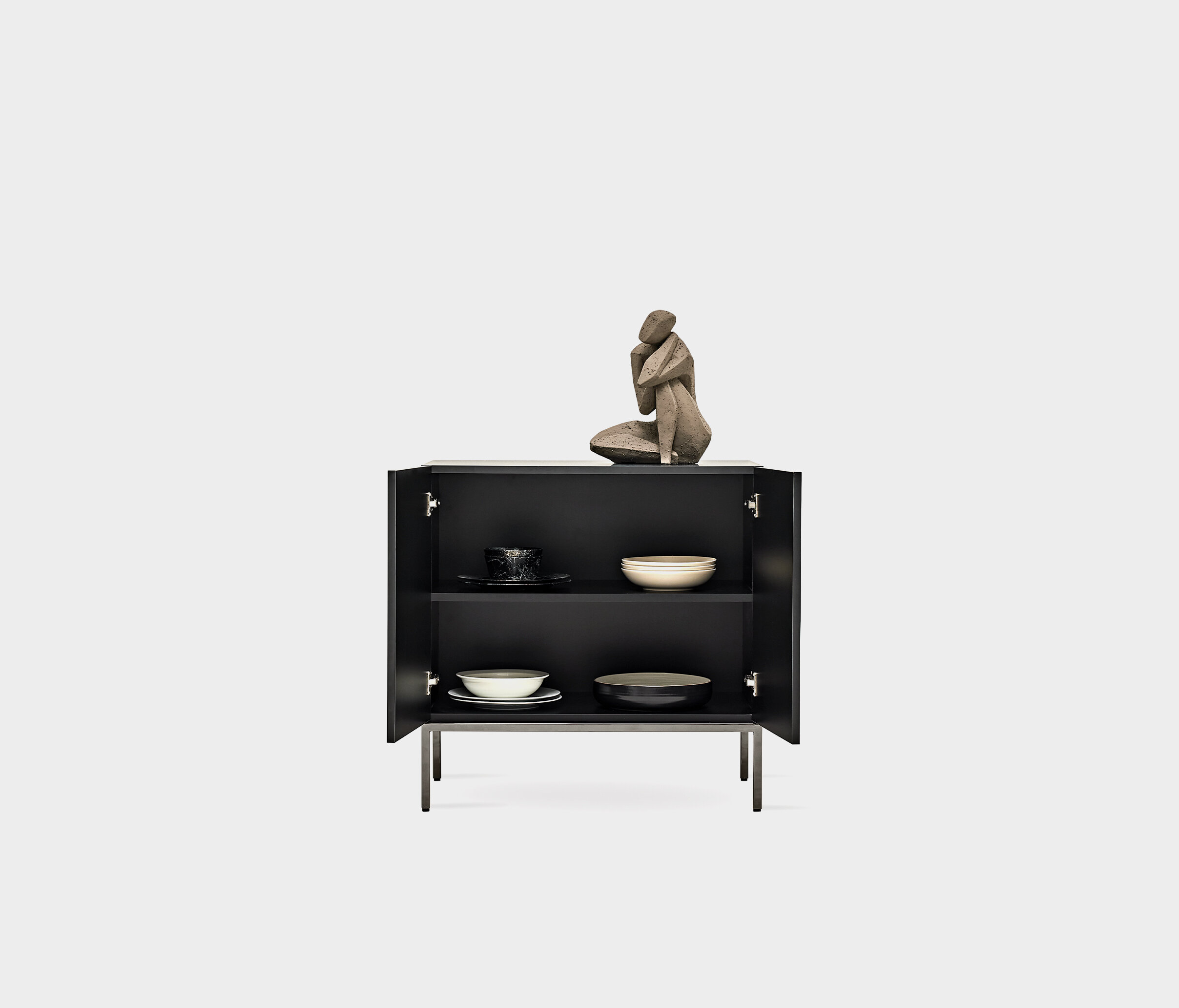 Legato 2 Doors Module 80 cm Black - Image 5