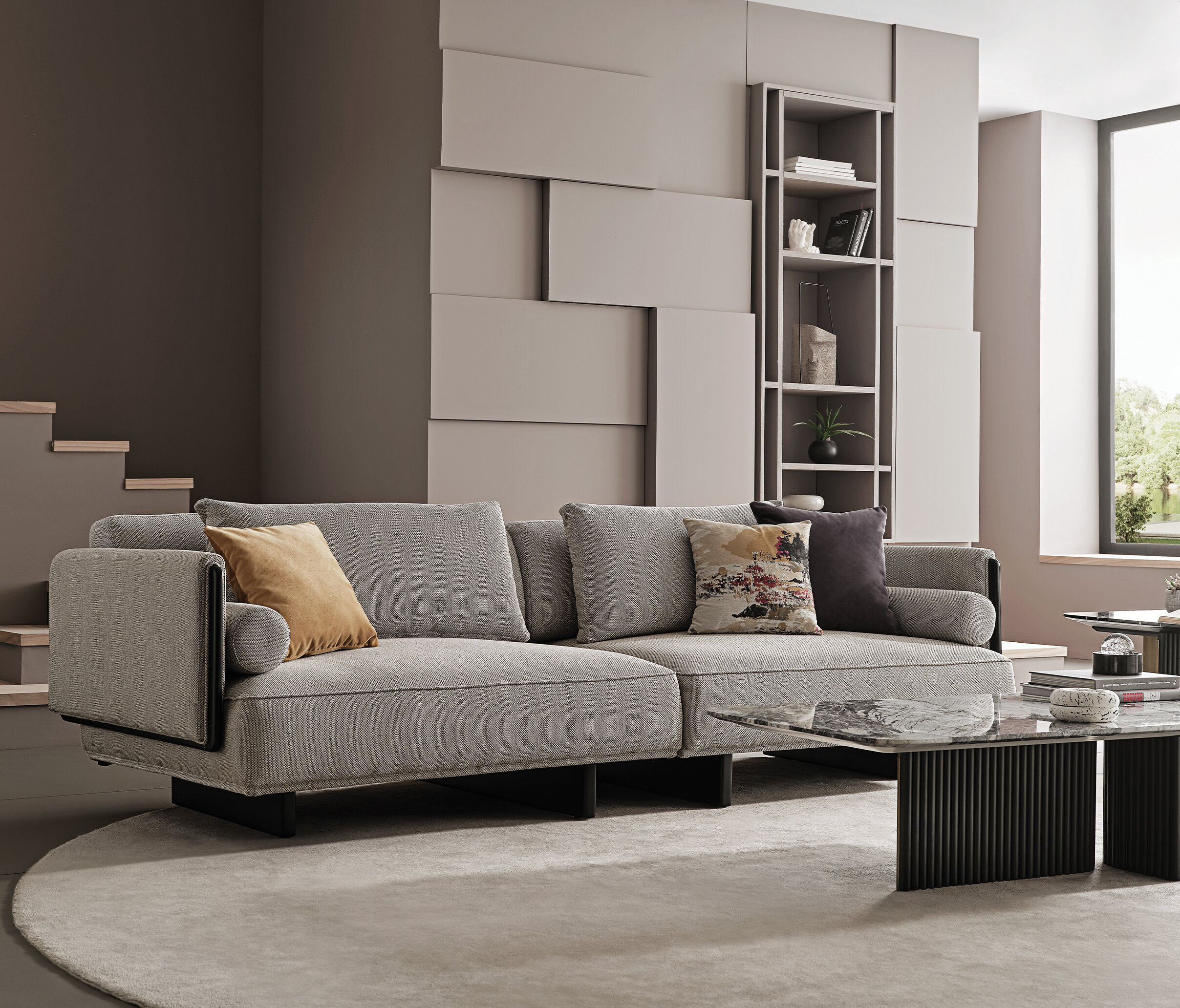 Canton 2,5 Seater Sofa - 2220 - K2 - 17605 White - AR:117 - Image 2