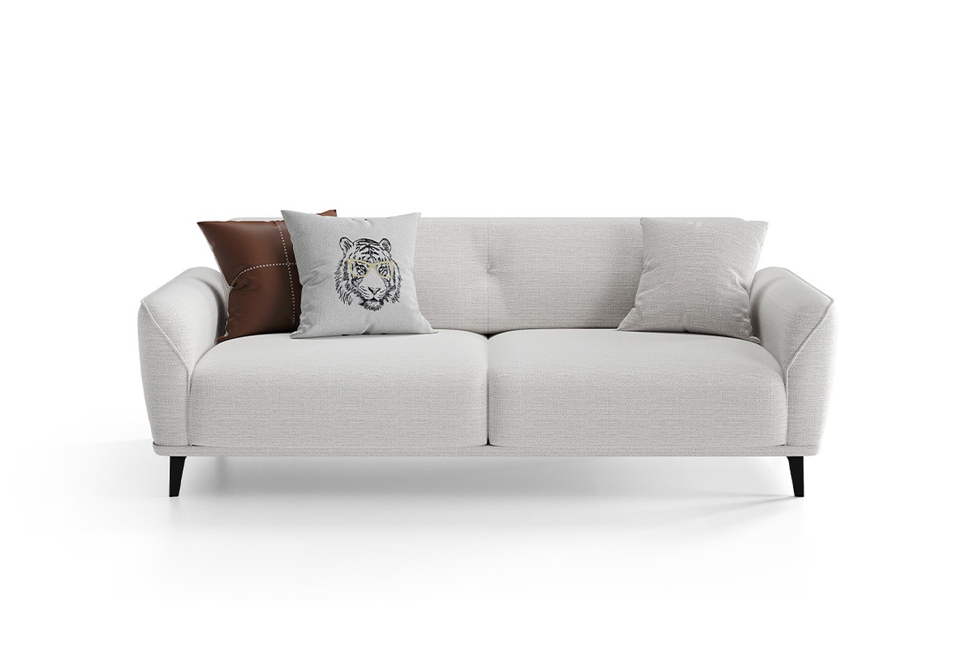 CANTE 2 SEAT SOFA GK:14205 LIGHT GRAY AR:317 - Image 4