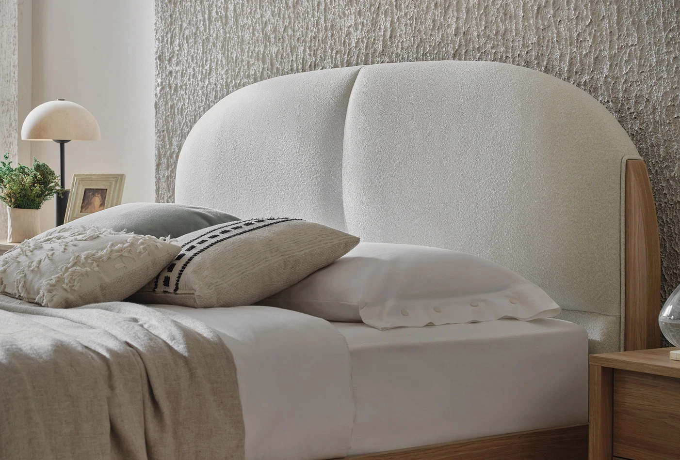 PERGE (160X200) BEDSTEAD WITH HEADBOARD - Image 3