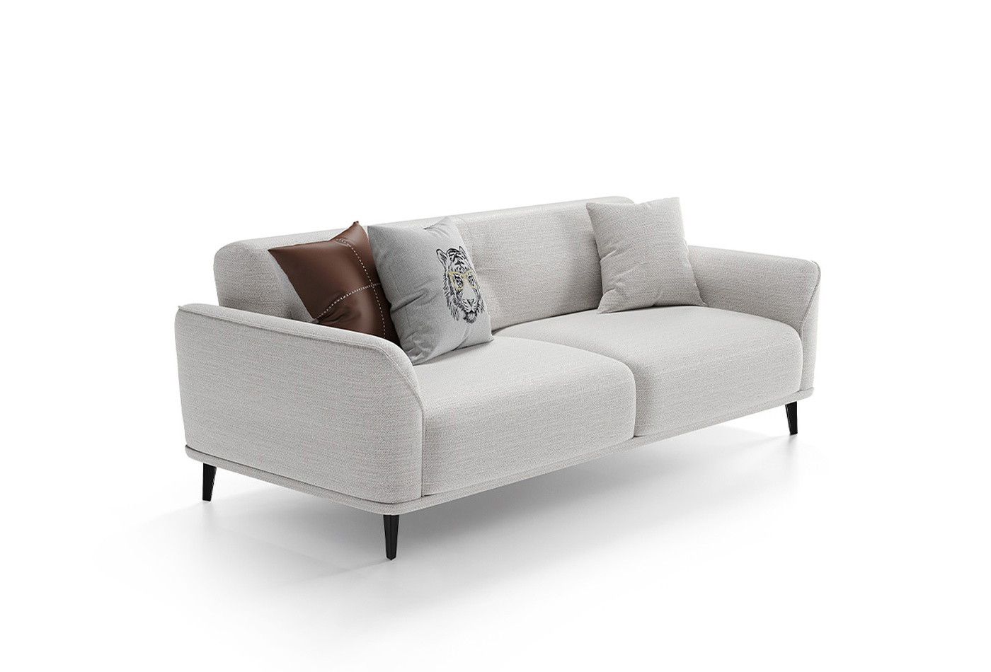 CANTE 2 SEAT SOFA GK:14205 LIGHT GRAY AR:317 - Image 3