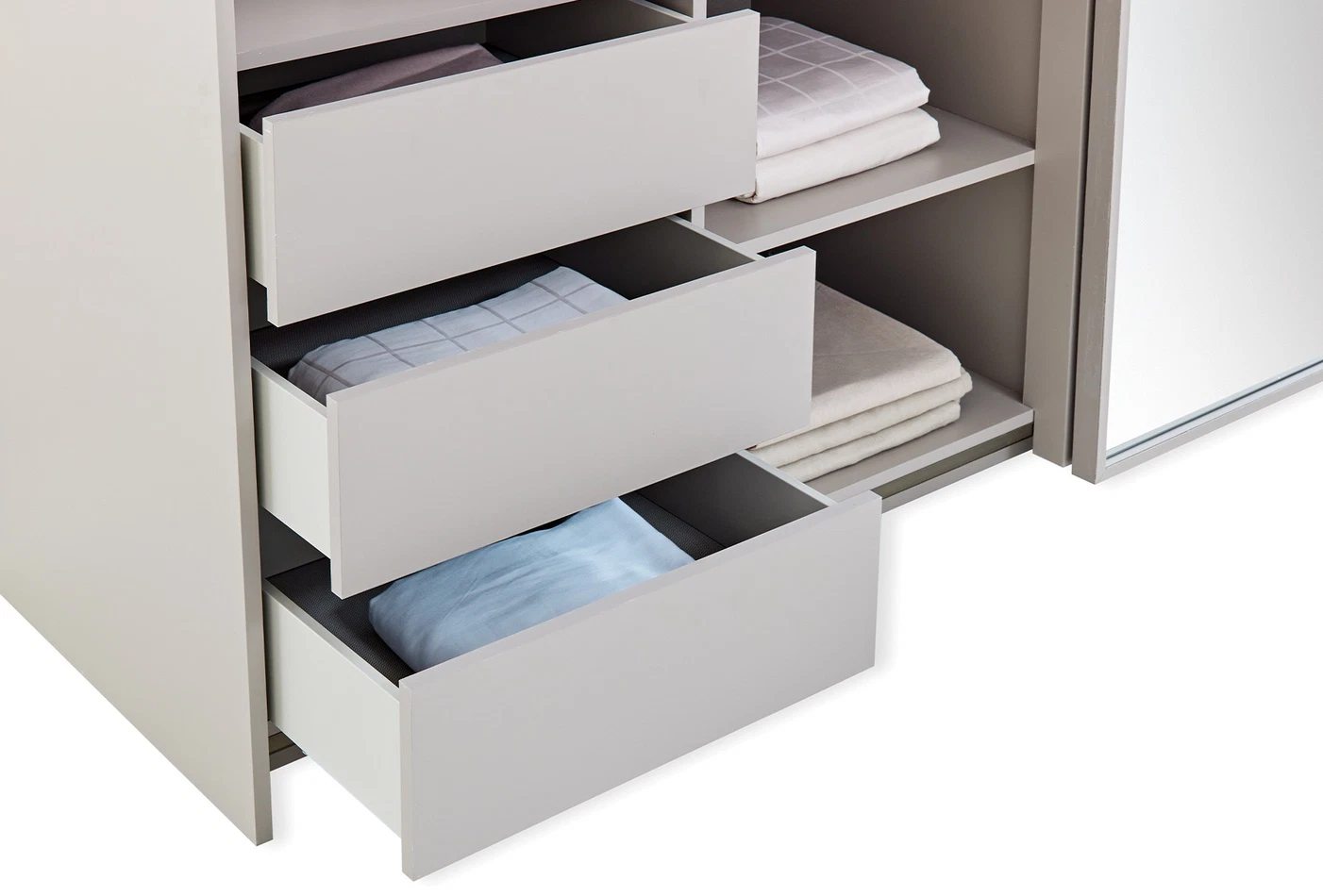HERA 260 CM HYBRED DOOR WARDROBE - Image 4