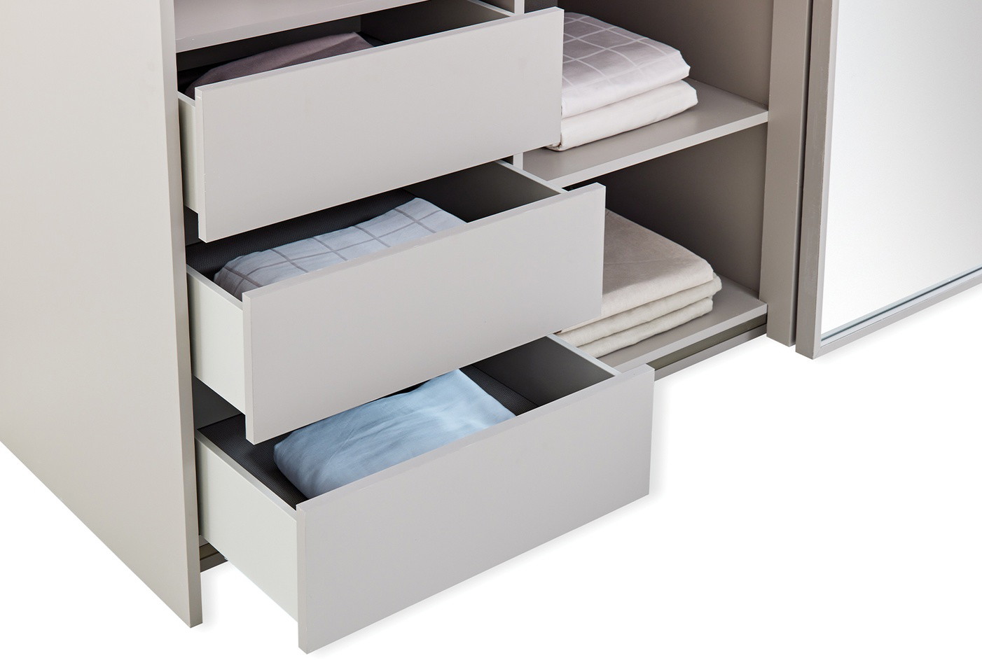 HERA 260 CM HYBRED DOOR WARDROBE - Image 3