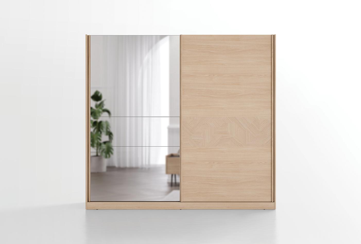 TERRA 240 CM SLIDE DOOR WARDROBE - Image 3