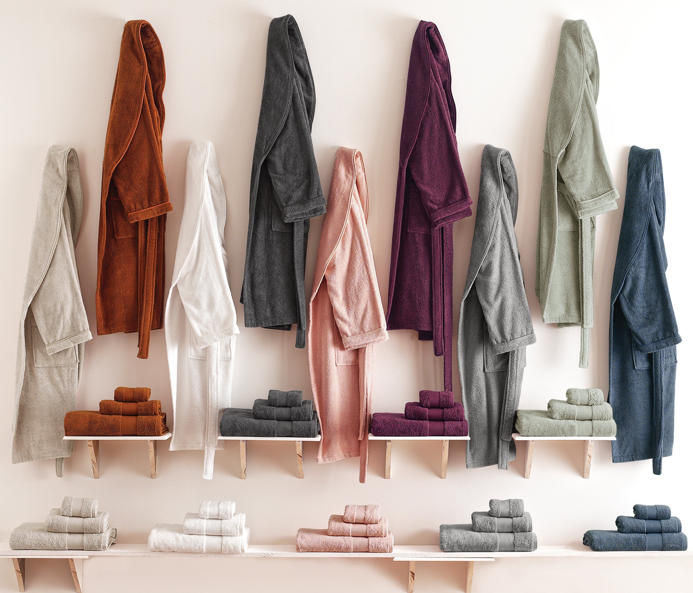 Essentials Bathrobe - Ecru (XL) - Image 3