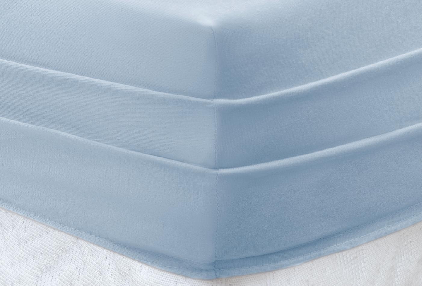 140x200 Noah Fitted Sheet - Light - Image 3