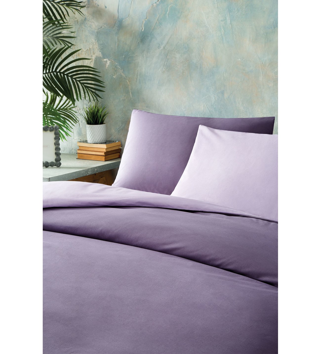 160x200 Noah Fitted Sheet - Lilac - Image 3