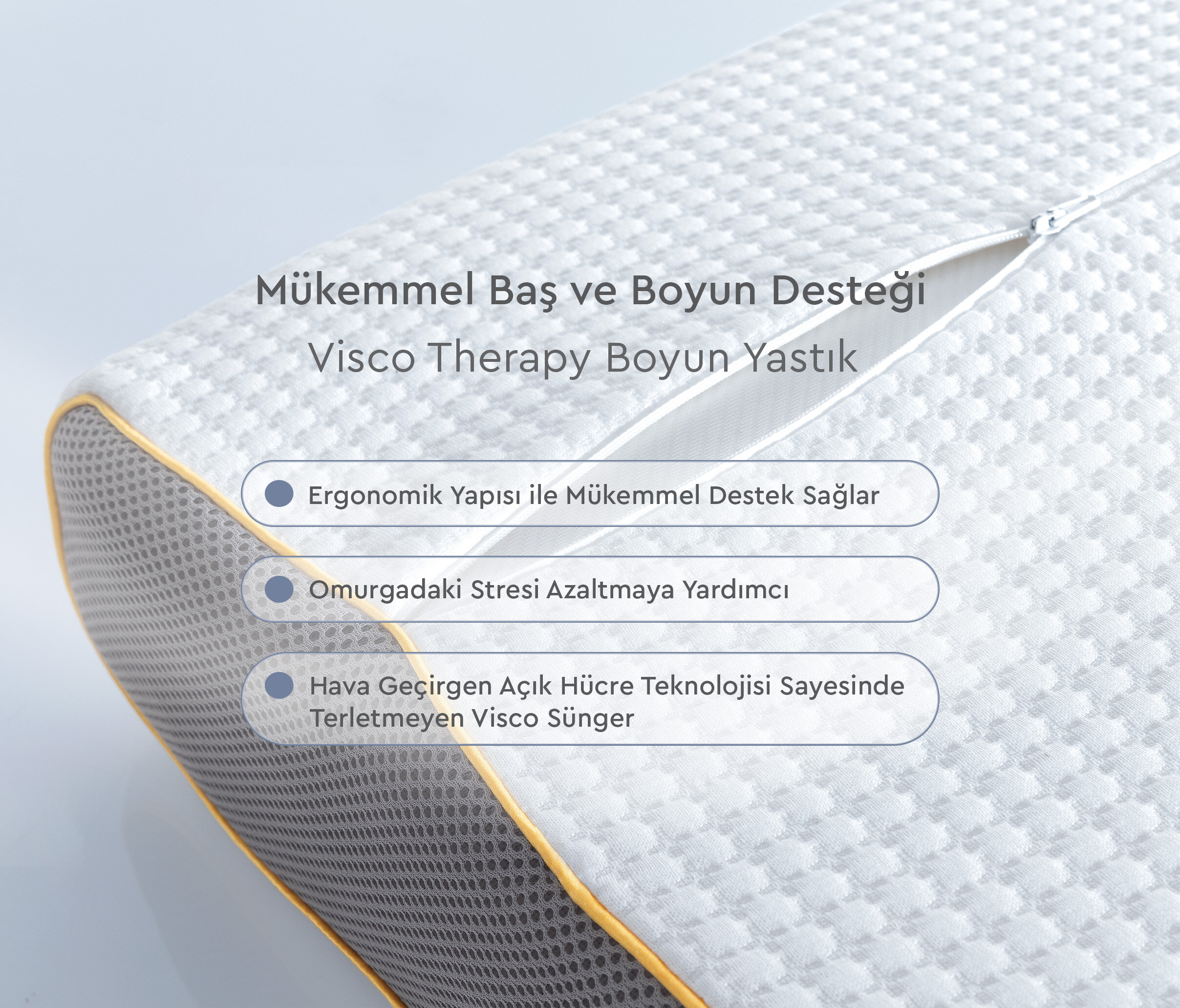 Visco Therapy Neck Pillow 40x60 - Image 3