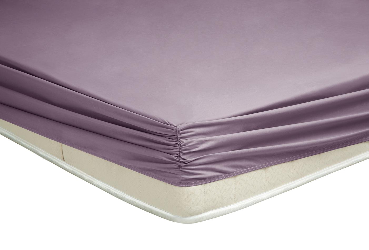 90x200 Noah Fitted Sheet - Purple - Image 2