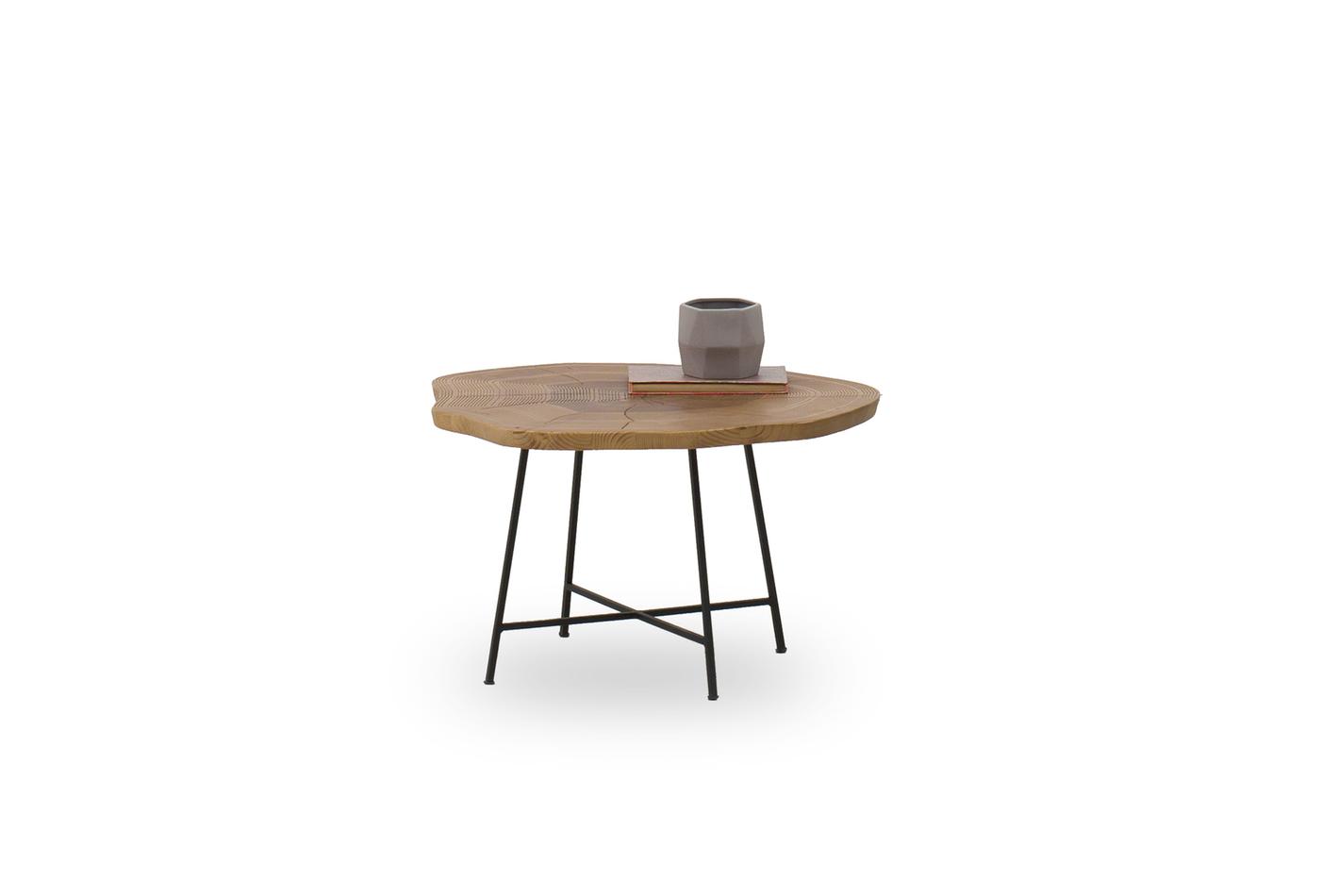 Woody Side Coffee Table Middle Walnut - Image 2