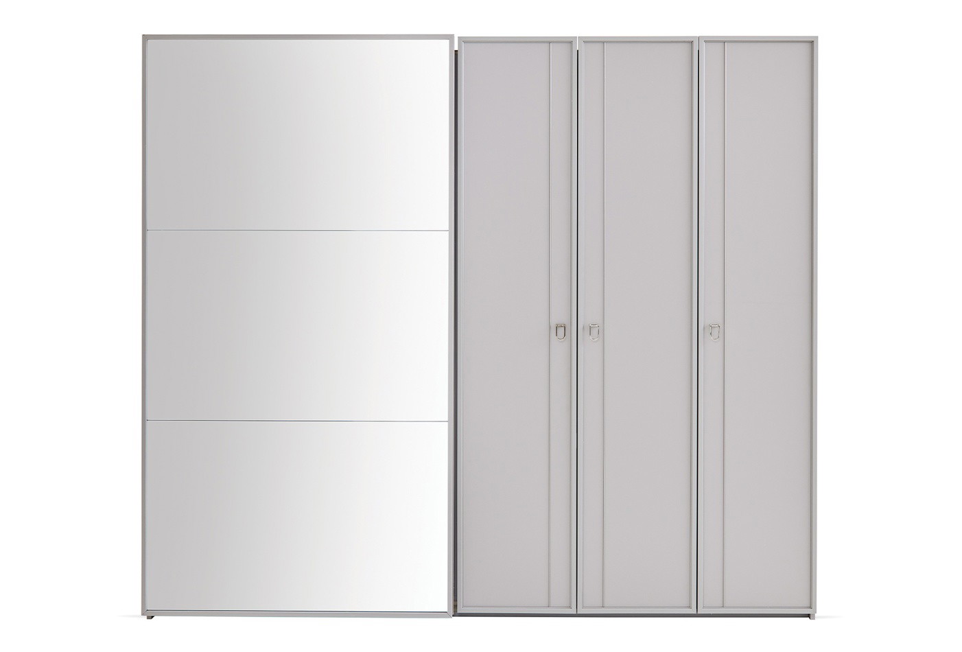 HERA 260 CM HYBRED DOOR WARDROBE - Image 2