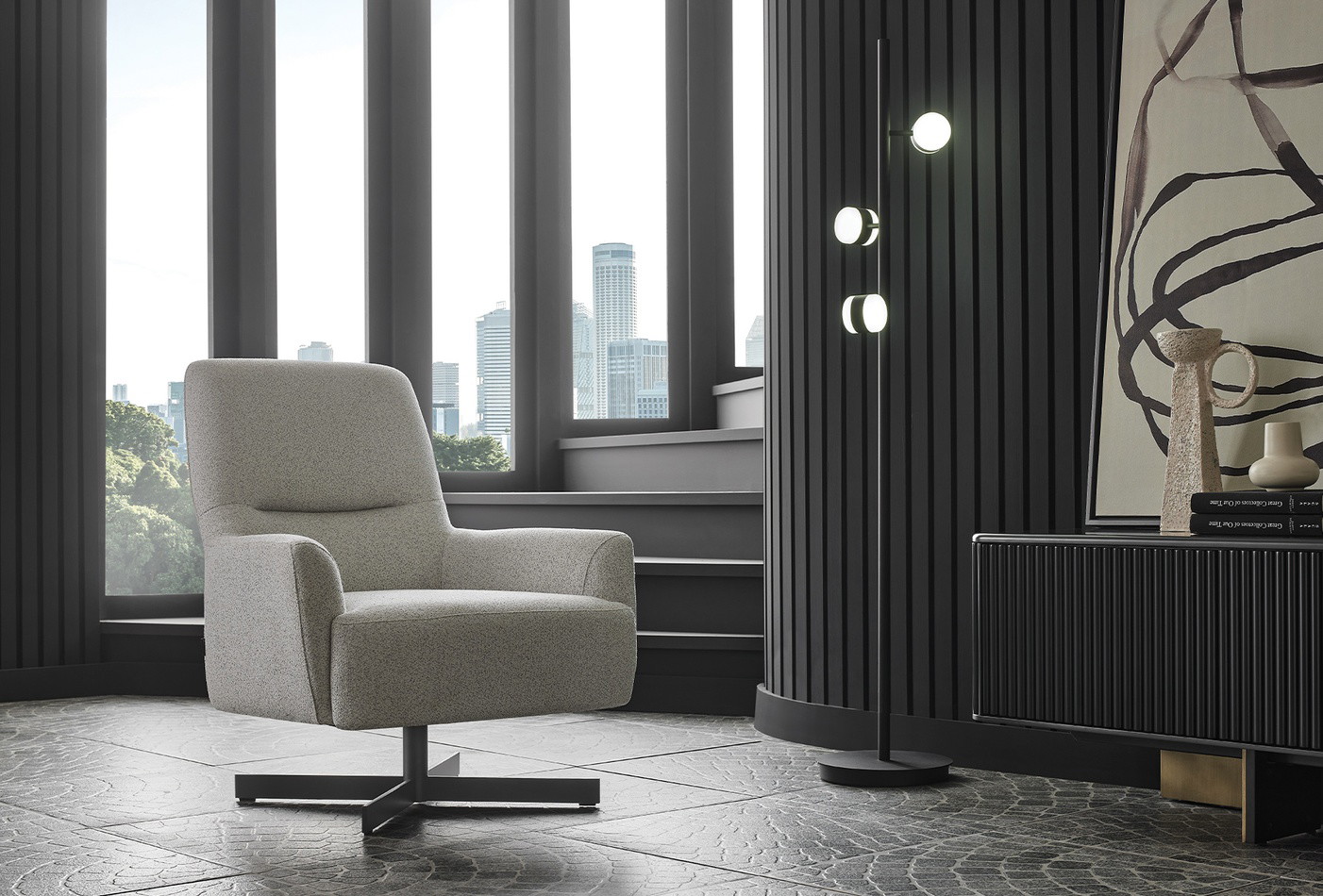 NAIROBI SWIVEL ARMCHAIR 1 - Image 2