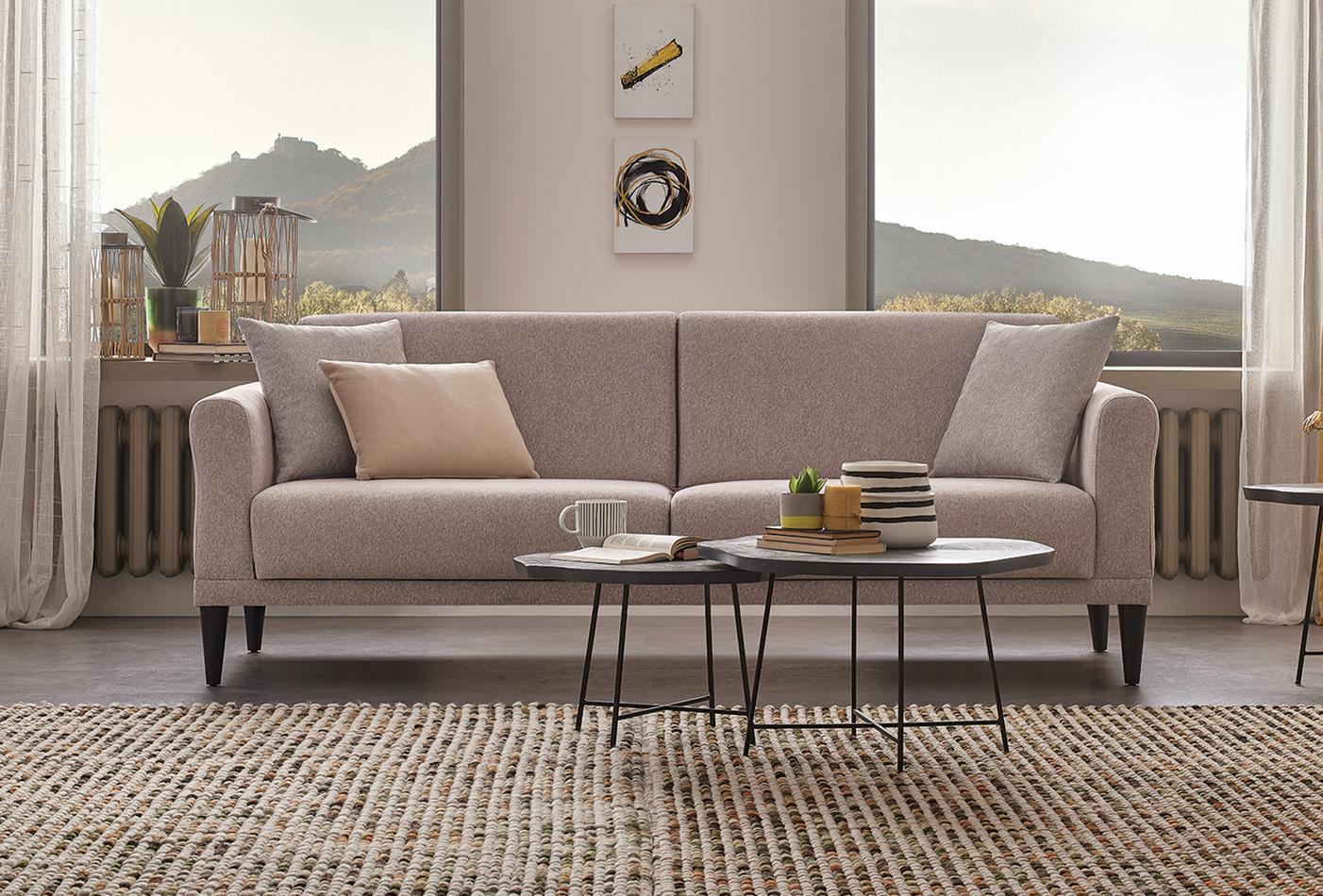 Loreto 3 Seater Sofa Bed - - Image 2