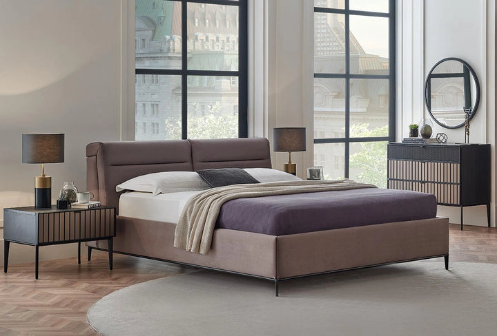 Riga Bedstead w Headboard 160x200 - - Image 2
