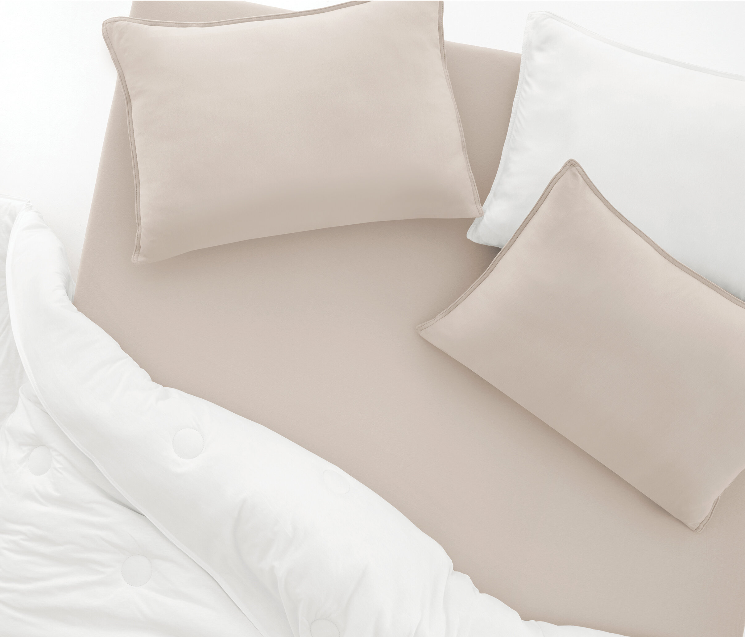 50x70 Exp Plain Enzyme Washed 2in1 Pillowcase - - Image 2