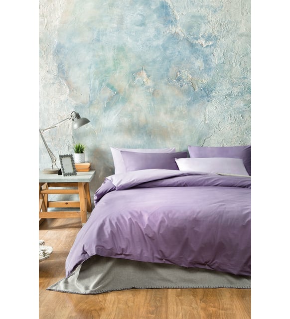 160x200 Noah Fitted Sheet - Lilac - Image 2