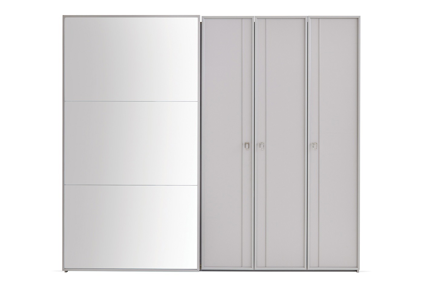 HERA 260 CM HYBRED DOOR WARDROBE - Image 4