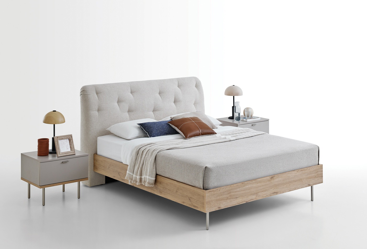 CANTE (160X200) BEDSTEAD WITH HEADBOARD - Image 4