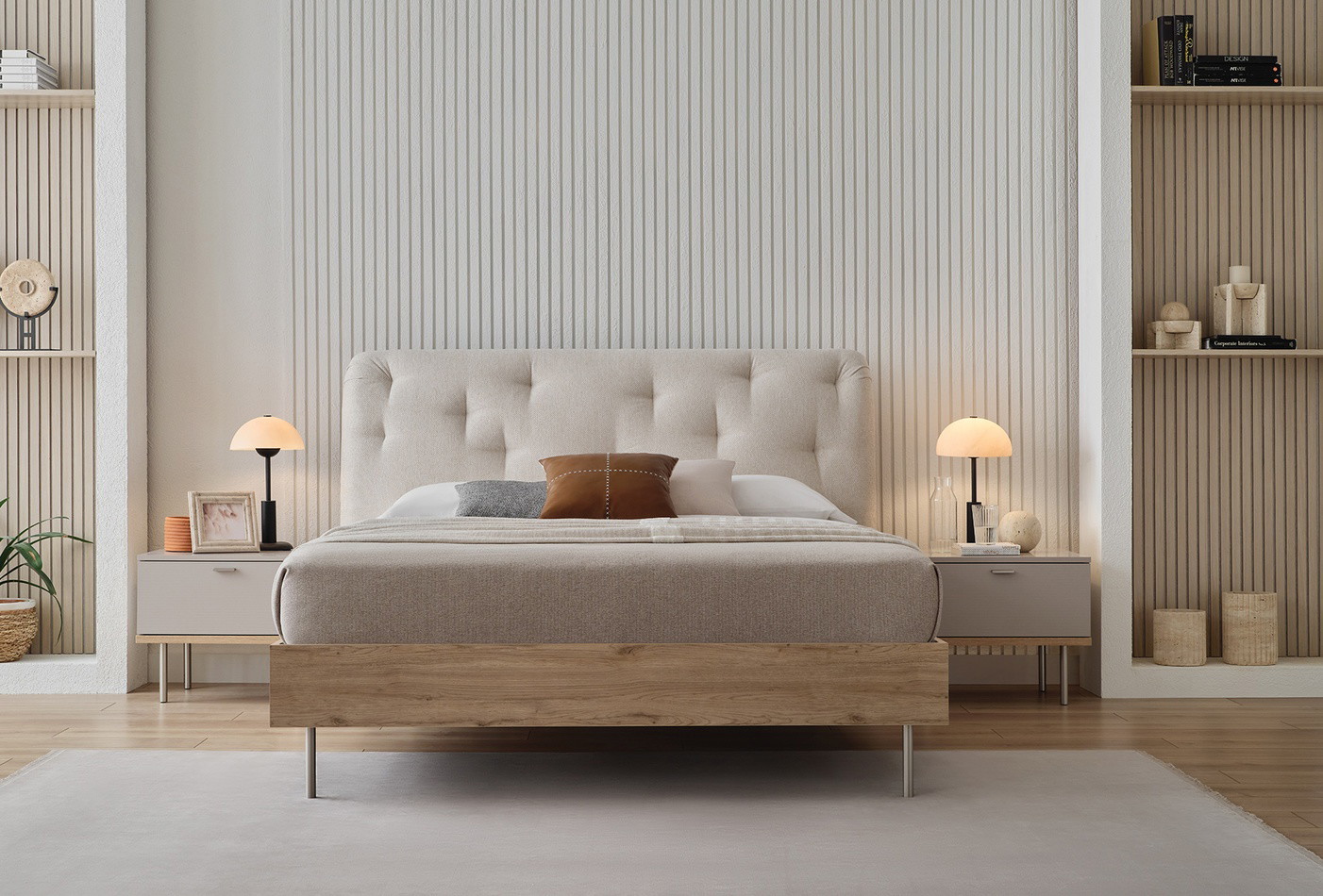 CANTE (160X200) BEDSTEAD WITH HEADBOARD