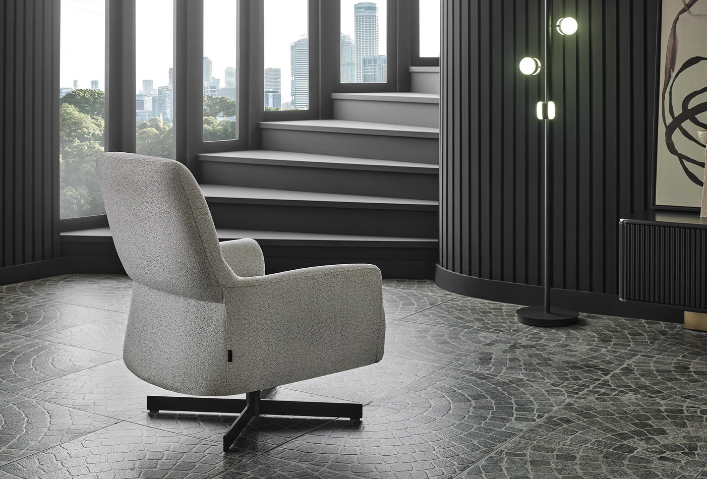 NAIROBI SWIVEL ARMCHAIR 1