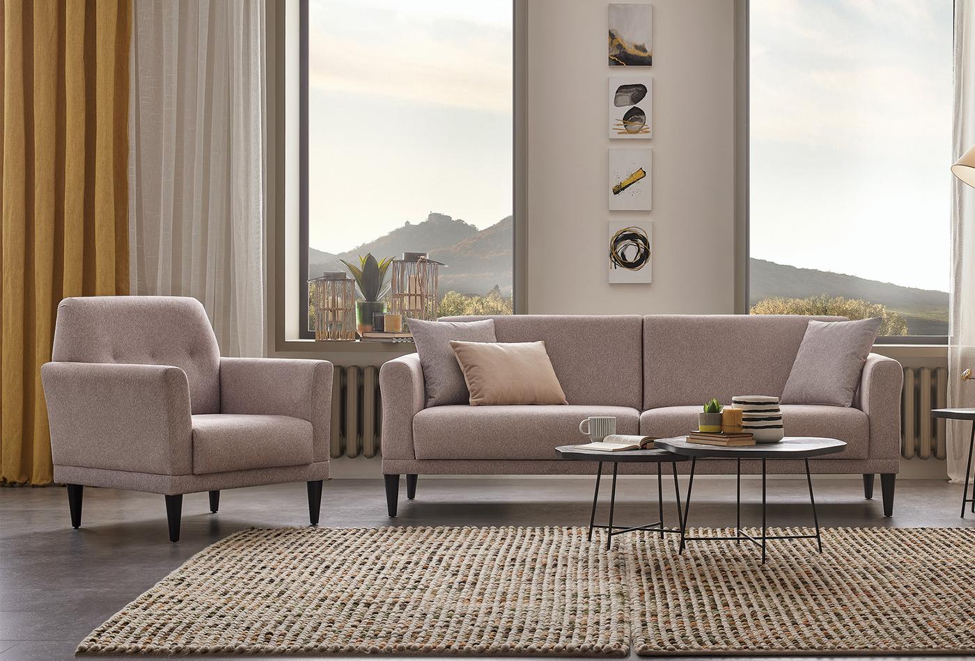 Loreto 3 Seater Sofa Bed -