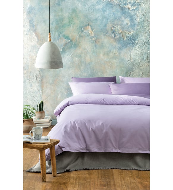 160x200 Noah Fitted Sheet - Lilac