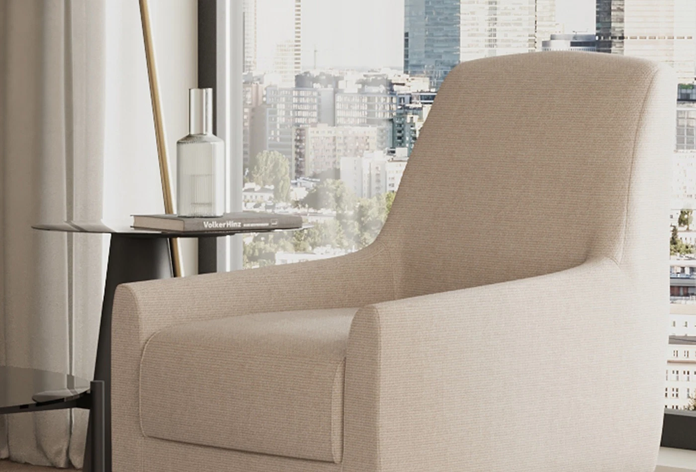 SEGURA ARMCHAIR 2418 K4 GK:55904 CREAM AR:330 - Image 4