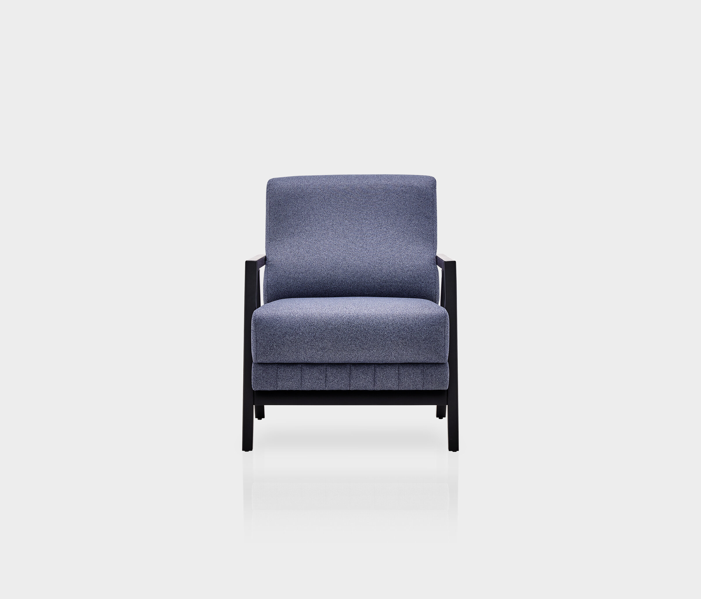 Pavia Armchair, Velvet Textured, 11802 Navy Blue - Image 5