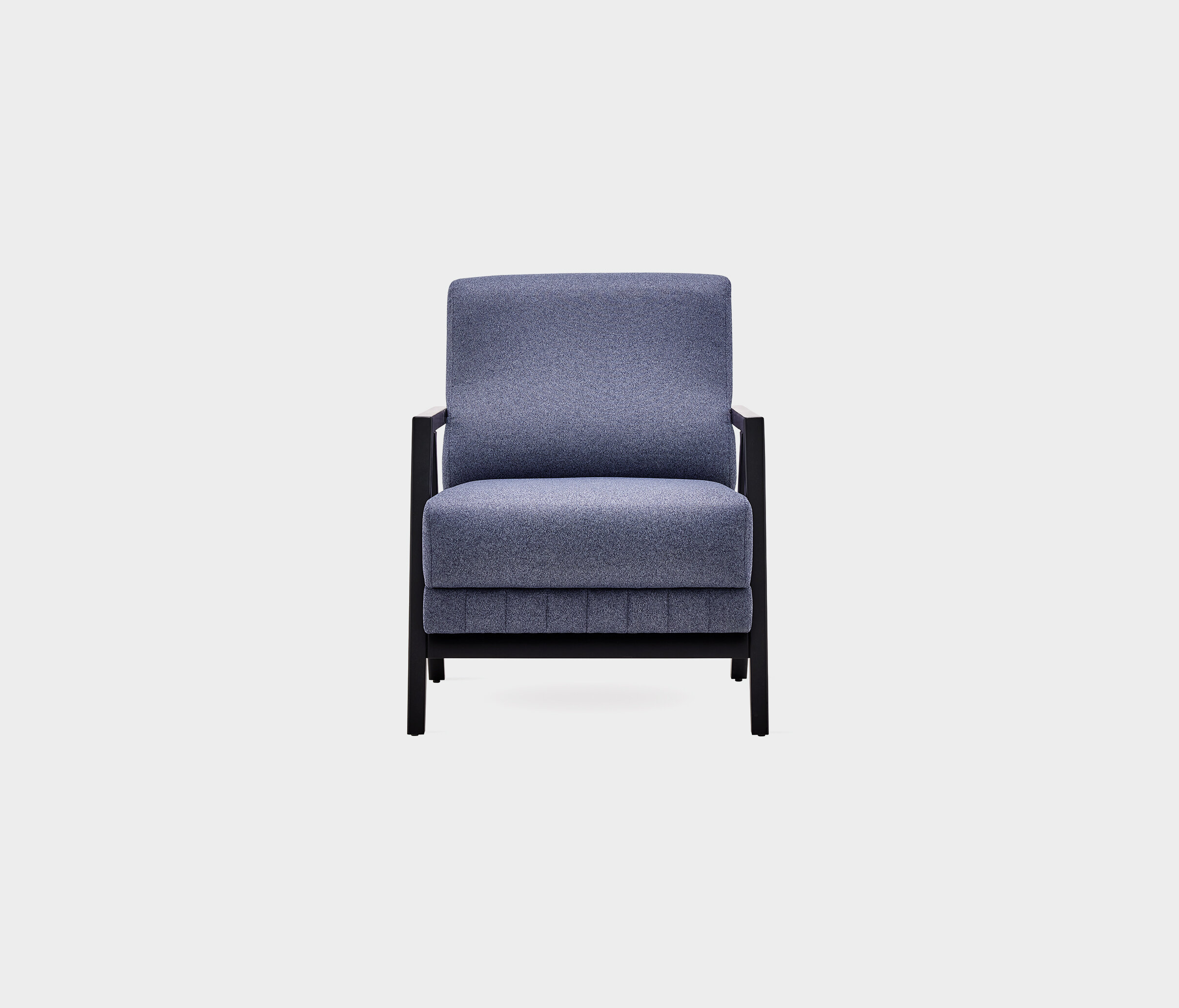Pavia Armchair, Velvet Textured, 11802 Navy Blue - Image 6