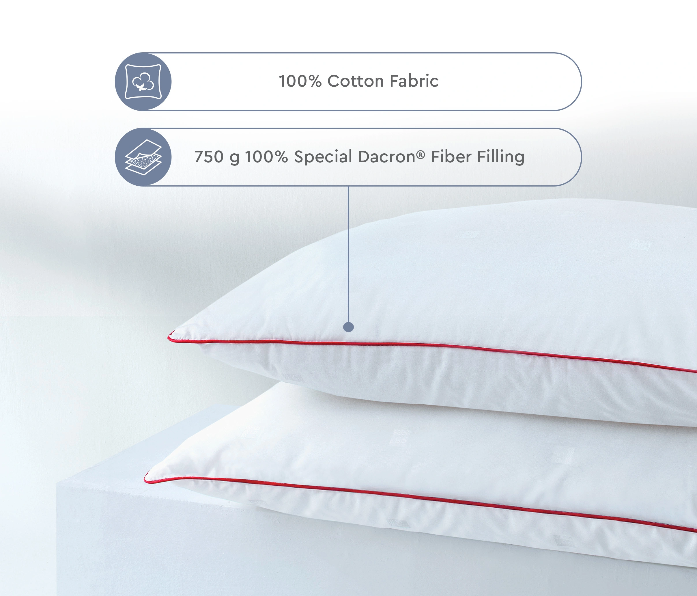 050X070 DACRON 95 PILLOW 750 G - Image 5