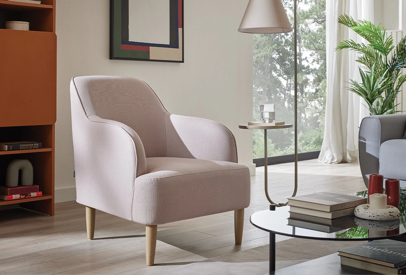 ALDEA ARMCHAIR 2439 K1 GK:13003 SAND AR:330 - Image 2