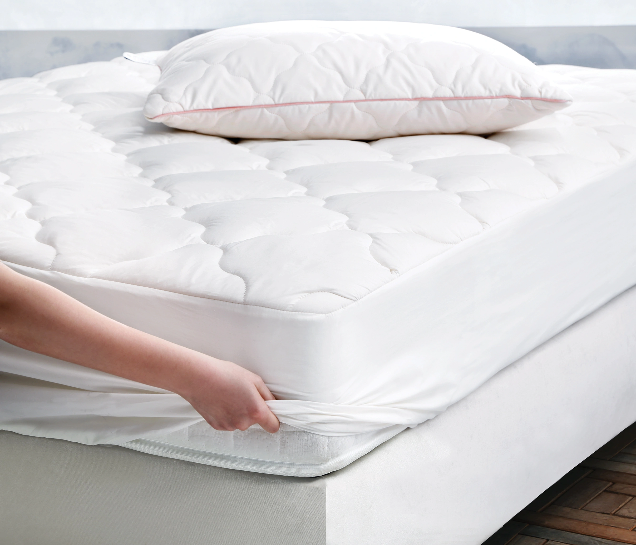 160X200 SUPERWASHED WOOL MATTRESS PROTECTOR