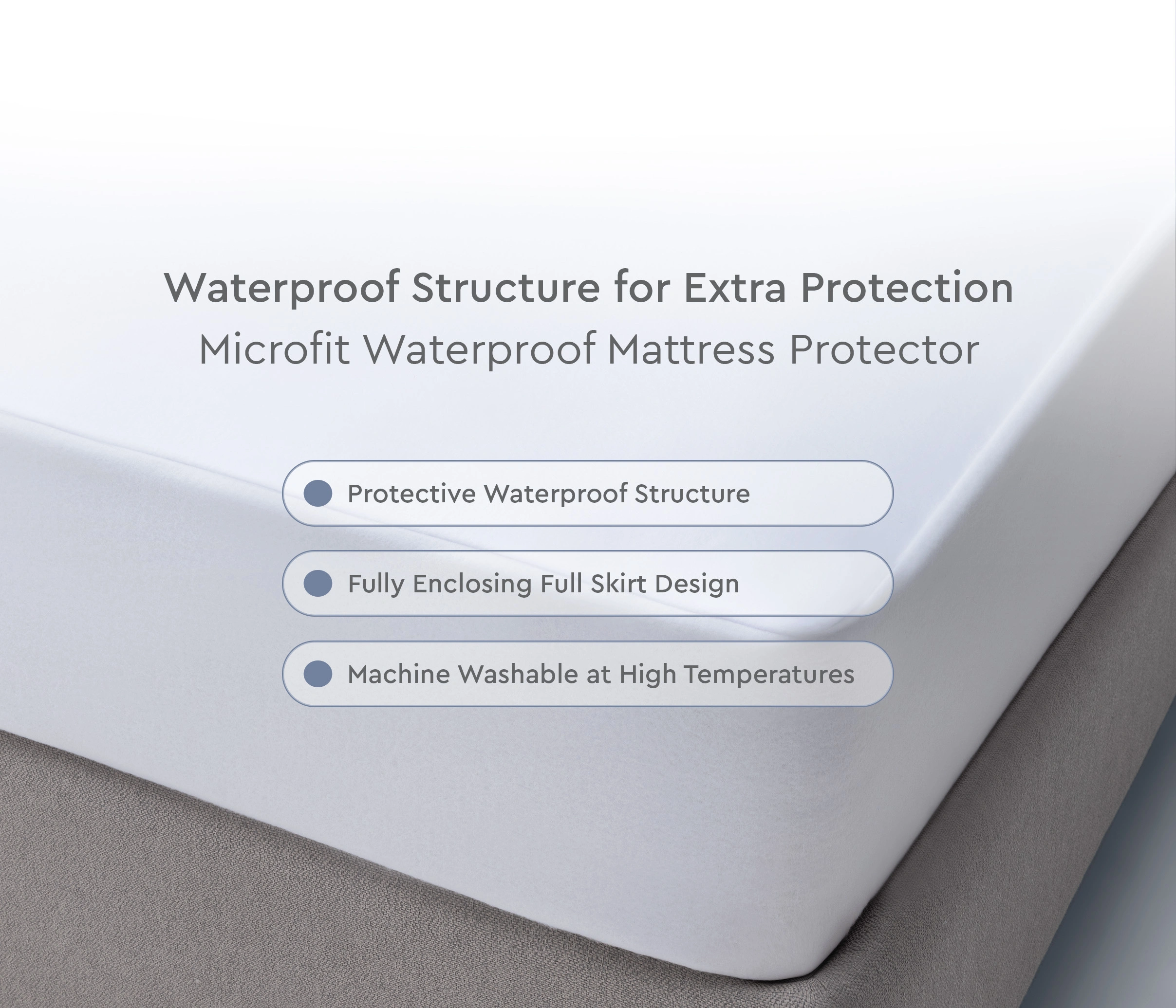 160X200 MICROFIT LIQUIDPROOF MATTRESS PROTECTOR - Image 4