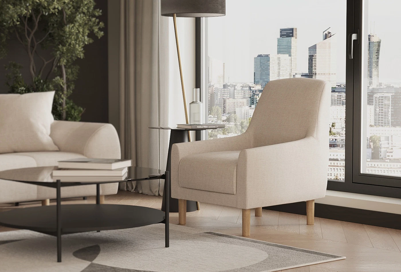 SEGURA ARMCHAIR 2418 K4 GK:55904 CREAM AR:330 - Image 2