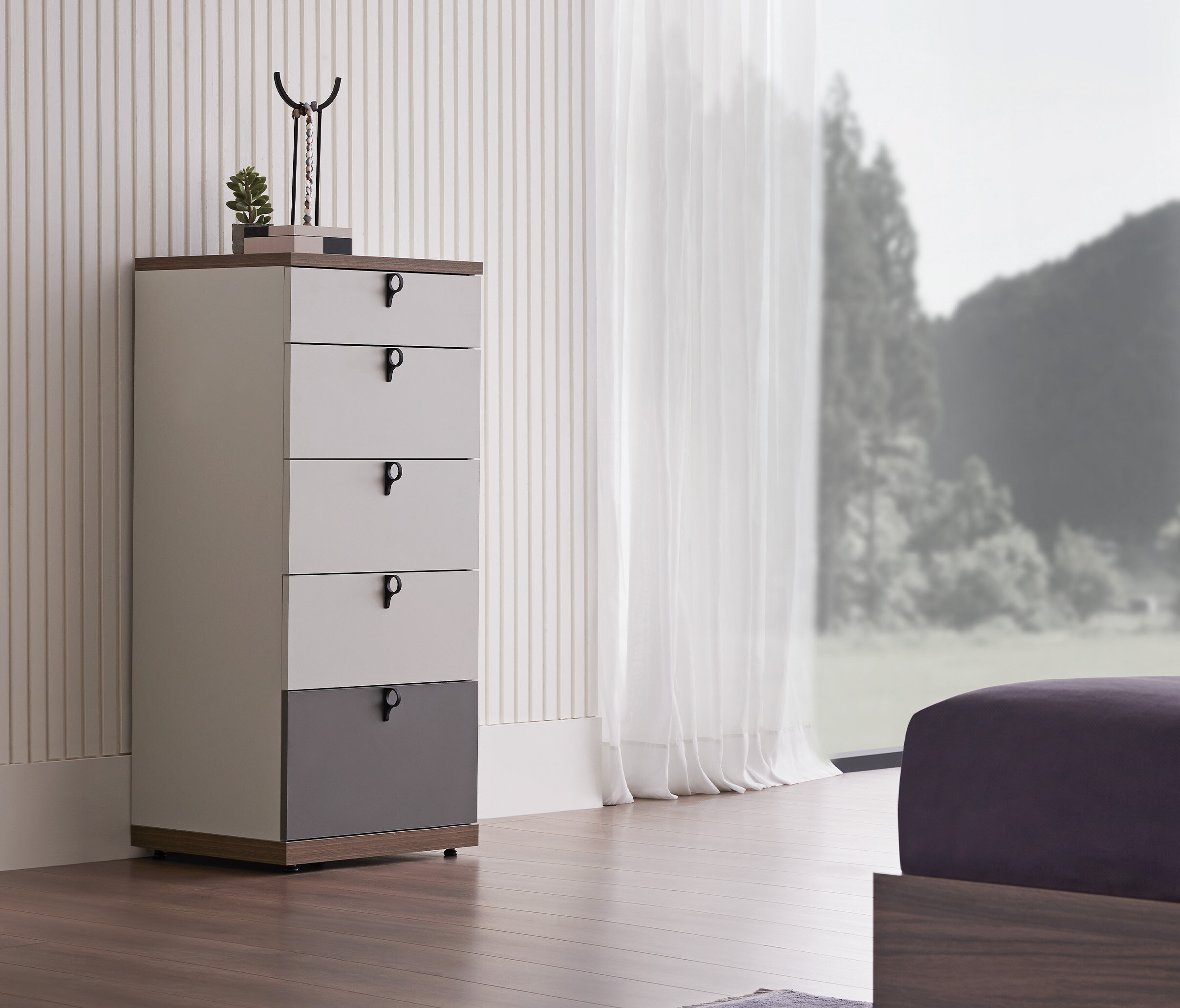 Cordell High Chest of Drawers - Image 4