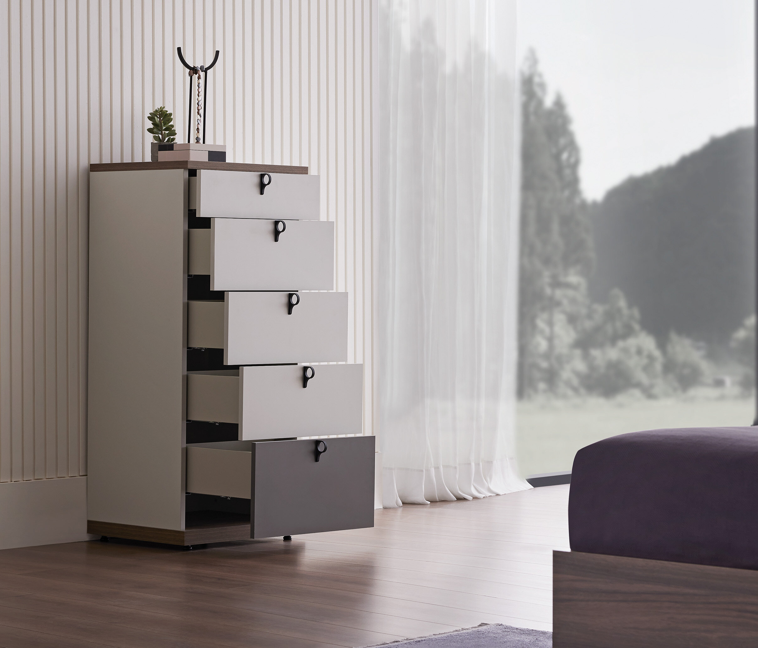 Cordell High Chest of Drawers - Image 3
