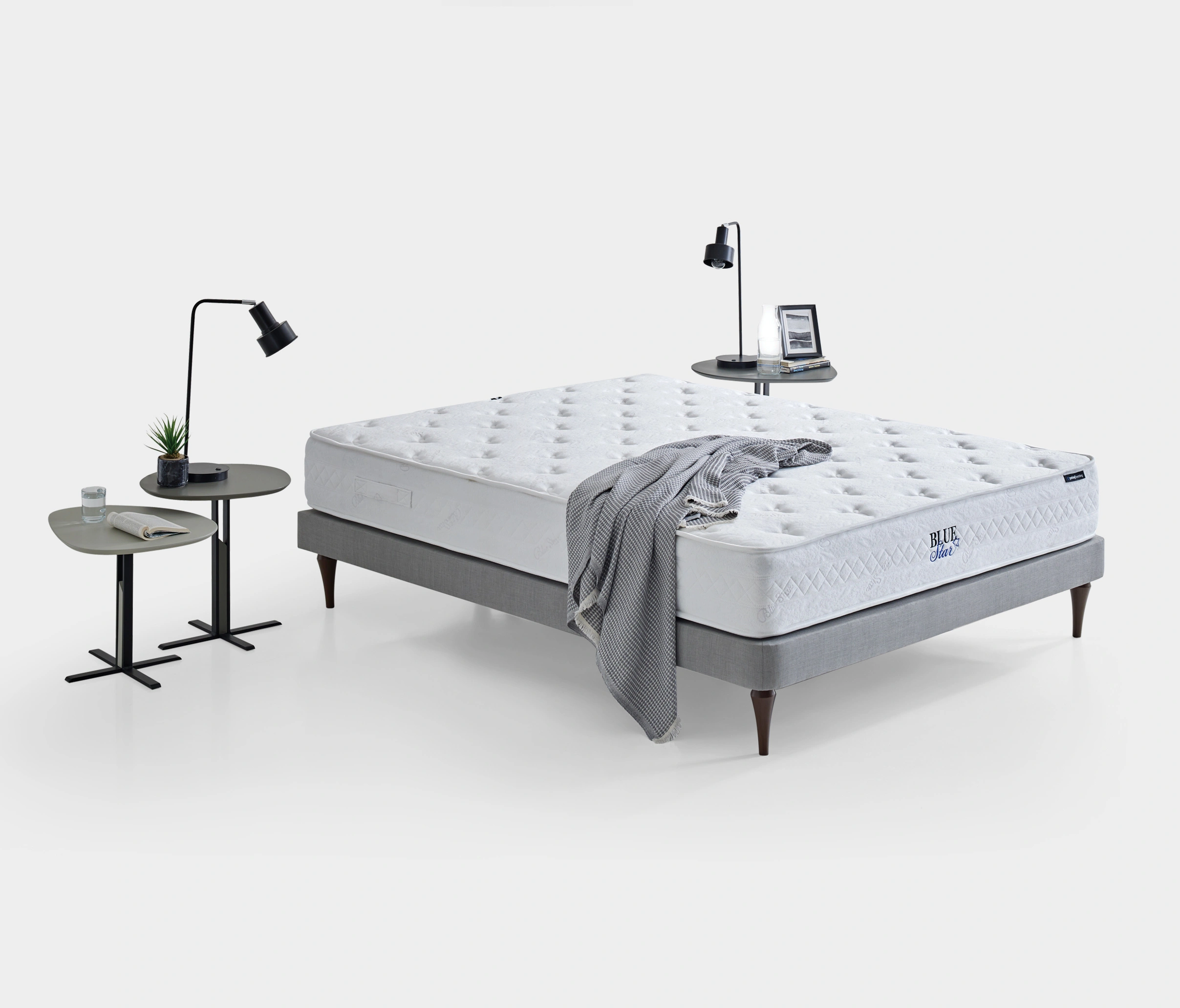 180X200 EU BLUE STAR SPRING MATTRESS - Image 2