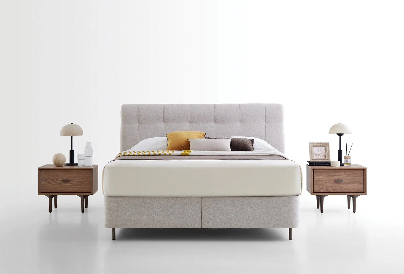 Paloma Bed Base with Headboard - Image 7