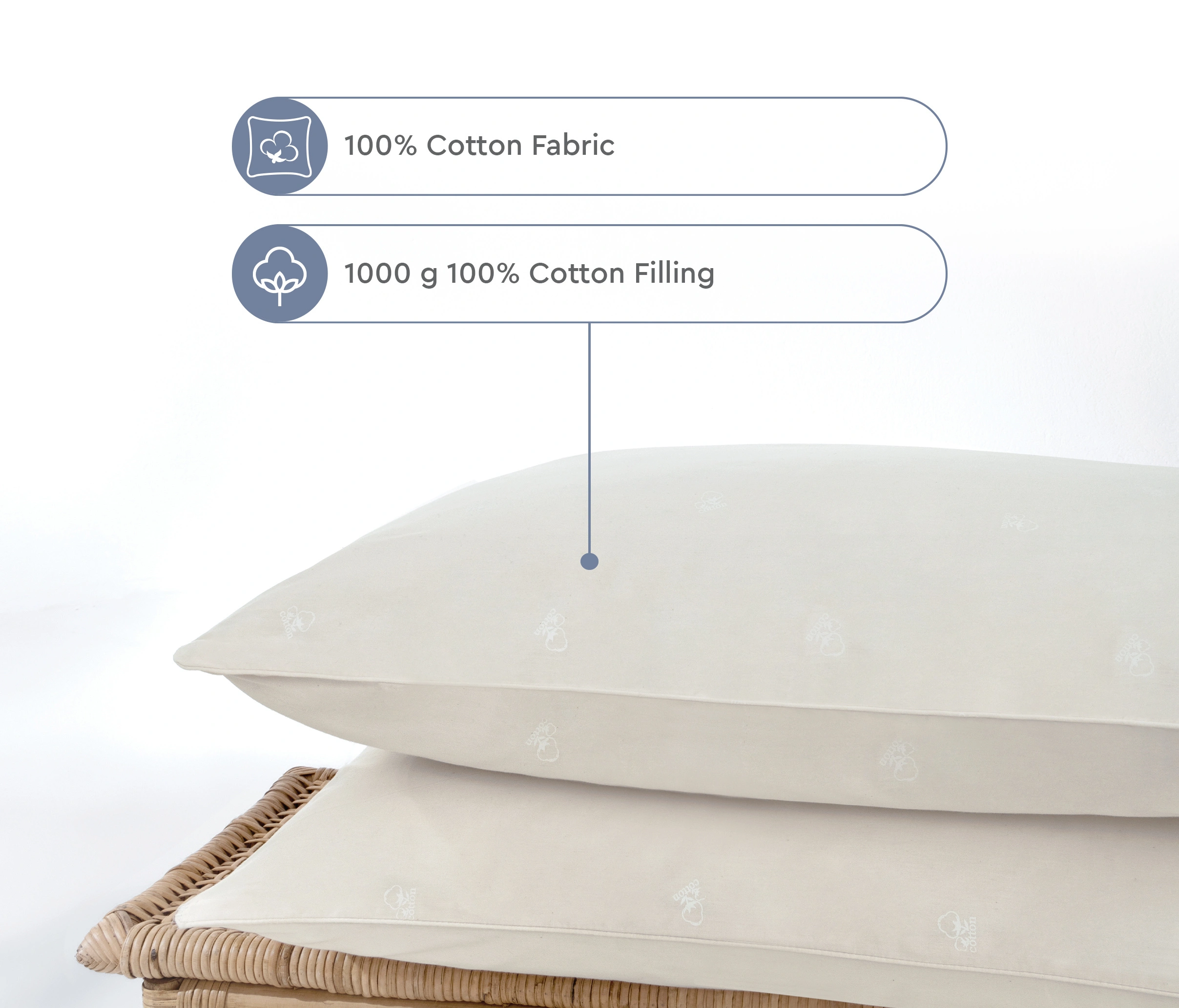 MORBY COTTON PILLOW 1000 GR (50X70) - Image 4