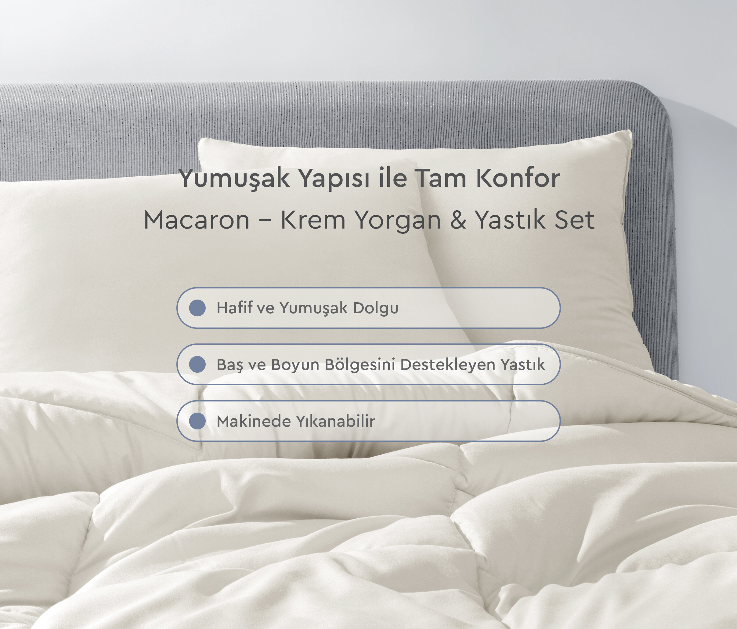 Single Size Macaron Quilt&Pillow Set - - Image 4